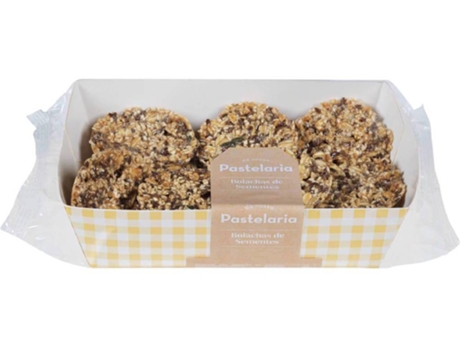 Bolachas De Sementes De Linhaça, Sésamo E Abóbora DA NOSSA PASTELARIA 200 gr