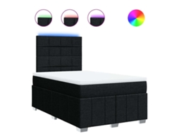 Box Spring Bed, Box Spring Beds Vidaxl Preto Tecido (120 X 200 Cm)