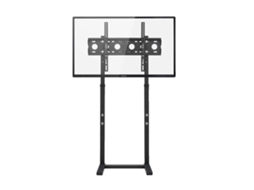 Suporte de TV de chão, altura ajustável, independente, branco OEM