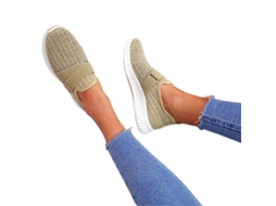 2026 zapatos Slip on para Mujer Con Suela Ortopédica Sneakers Moda Plataforma Cómodos Respirantes Algodón Premium