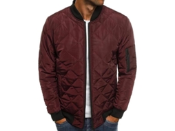 2026 chaqueta de Hombre Acolchada Con Relleno, Bomber Jacket, Chaqueta Exterior de Poliéster, Estilo Casual Y Deportivo