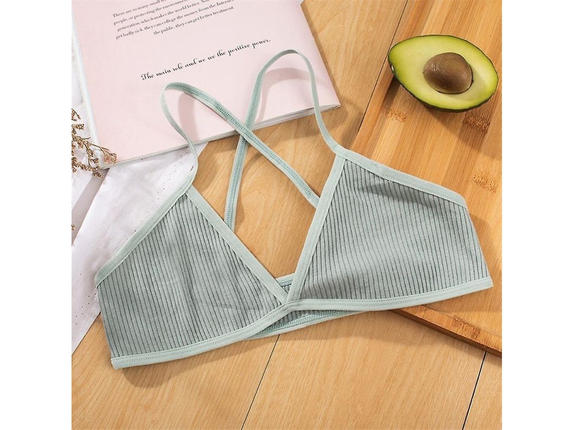 2026 sutien Sem Costuras para Mulher Estilo Francês Bralette V Profundo Sem Arcos Algodão Respirável Push Up Tamanho S XL