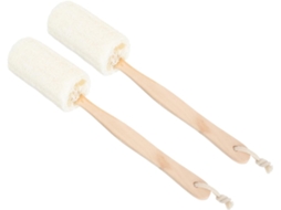 Lurelia Kit De 2 Buchas Vegetais De Banho De Cuidado Corporal, Pega Ergonómica E Massagem Suave