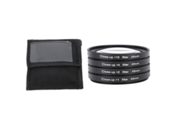 Close Up Filter Kit 4 In 1 +1 +2 +4 +10 Macro Lens Filter Optical Glass With Storage Pouch Camera Filter For Digital Camera Photo 49mm LAXISCREED