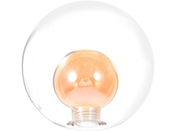 Vidro Esférico Transparente De 12 Cm De Diâmetro Para Substituição Em Luminária De Mesa G9.
