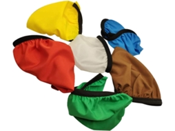 Conjunto De 6 Abajures Redondos De Nylon Elástico Para Lâmpadas De Flash.