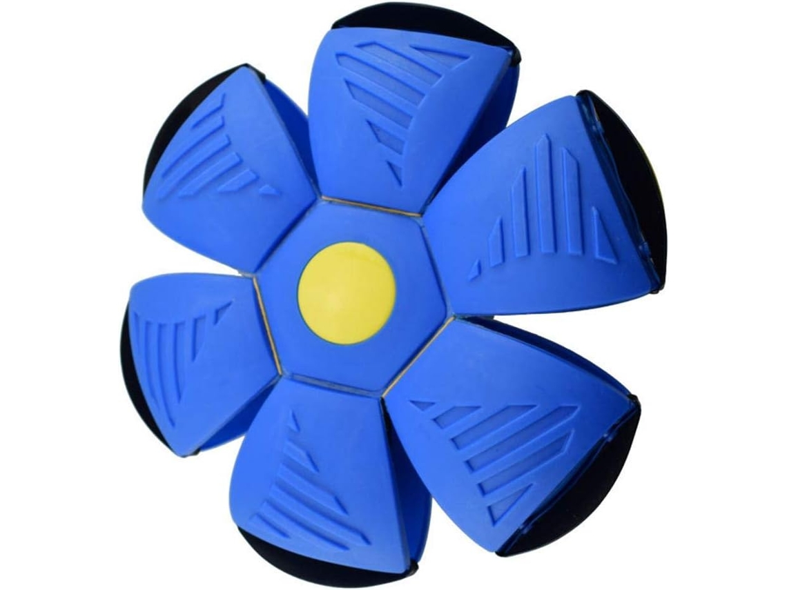 de Bola de Disco de Arremesso Plano Ufo com Luz Mágica Bola de Ventilação Deformável Frisbee Bola de Disco Voador Performances Extravag JEDBESETZT