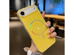 Capa Para Iphone 17 Air Com Revestimento Em Pó Brilhante E Proteção Total Magsafe Imd.