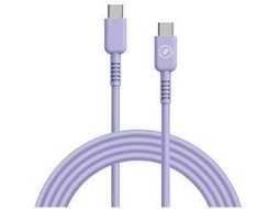 Cabo MUVIT USB-C a USB-C (3A/60W 1.2M Lavanda)