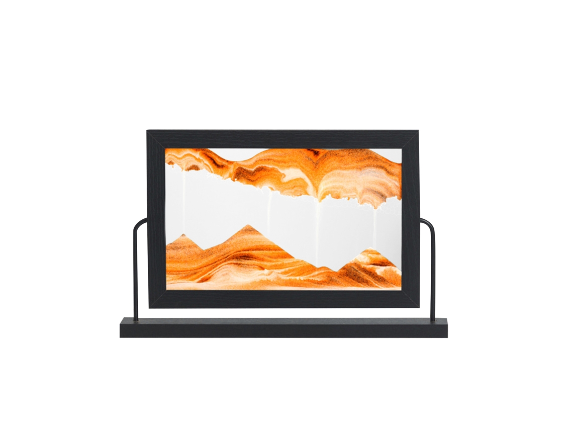 Coroa de areia 3d de vidro para decoração de sala e escritório relaxante LAXISCREED