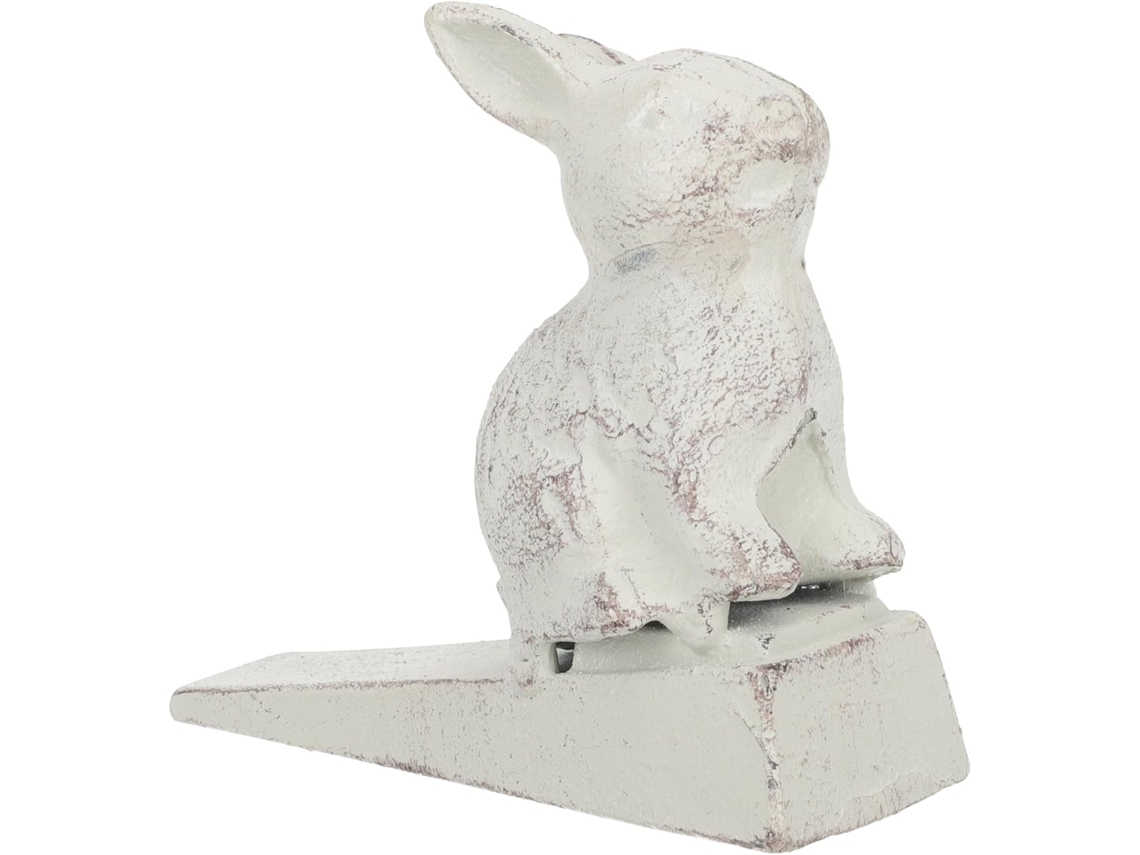 Batente De Porta Em Forma De Coelho, Feito De Folha De Flandres, Com Design Angulado E Humanizado, Acessório Para Redução De Ruído.