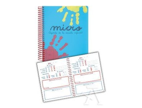 Agenda Infantil Espiral Micro A5 D/P Relacion Familia/Esc.