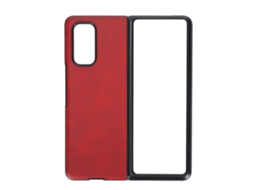 Funda de cuero para Xiaomi Mix Fold, protectora de Abs, pantalla plegable, rojo | S/MARCA