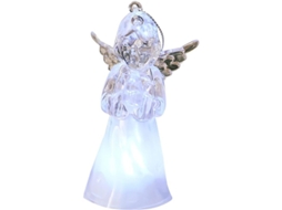 2026 adornos de Anjo de Cristal Miniatura para Natal, Decoração de Árvore e Festa, 3,94 Polegadas, Dois Designs