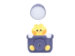 Primerox lâmpada de Mesa Usb Gato Jingle Cartoon Led Porta canetas Afia lápis Azul