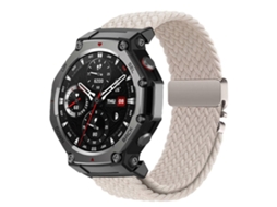 Pulseira De Relógio Com Fecho Rápido Em Nylon Trançado Elástico E Fivela De Paraquedas Para Amazfit T-rex3 / T-rex 2