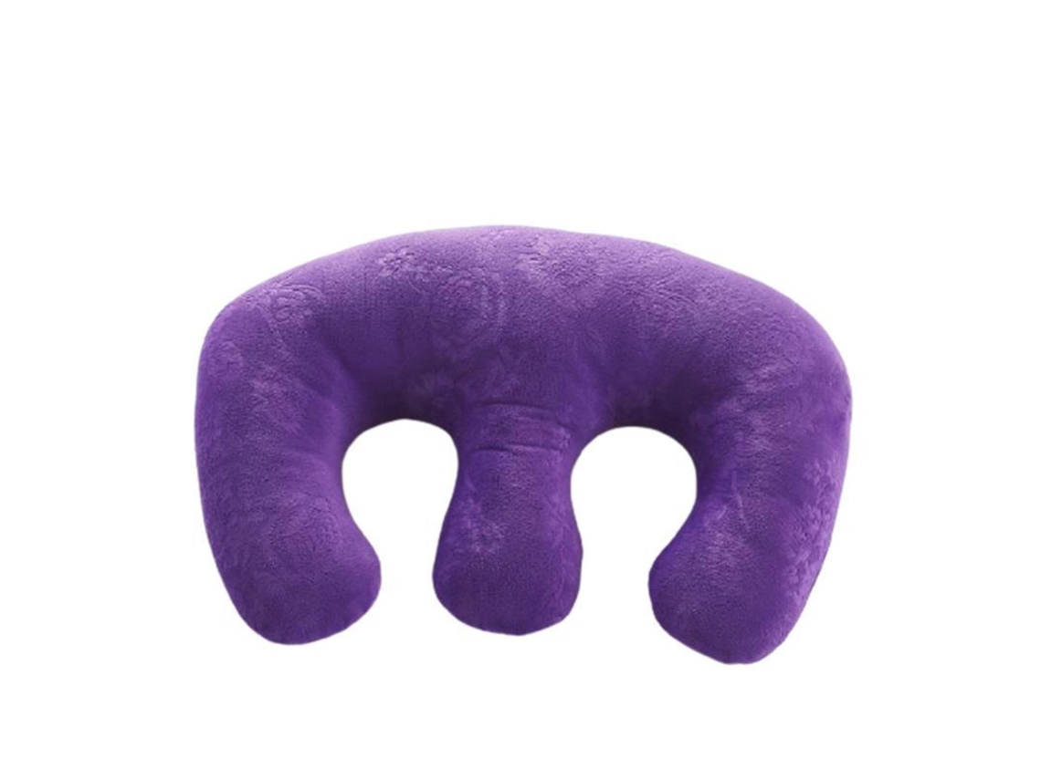 Travesseiro De Massagem Para Tórax Com Capa Lavável Almofada Para Mama Para Salão De Beleza Púrpura