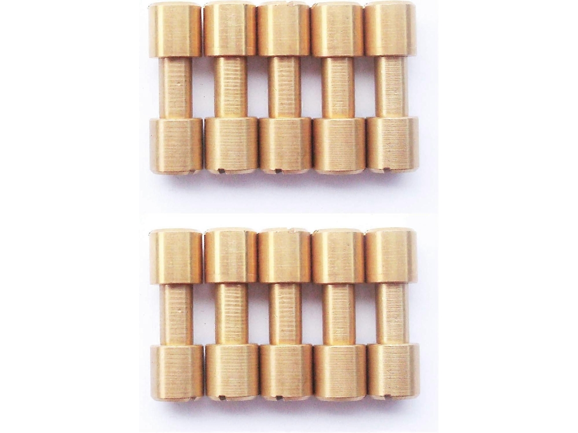 Pacote Com 10 Parafusos De Latão Corby Para Facas Edc
