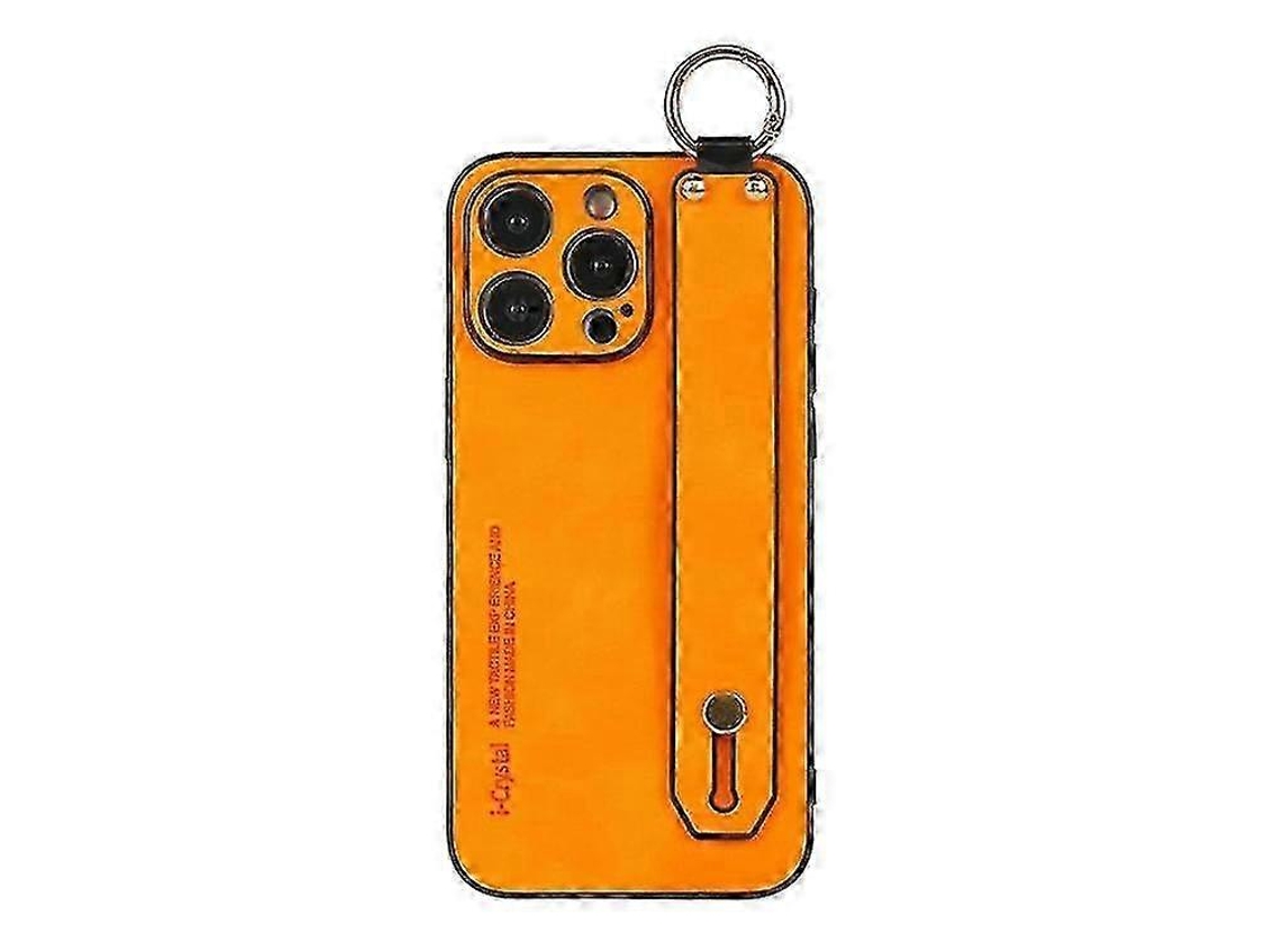 Capa De Celular Com Pulseira De Pele De Cordeiro Para Iphone 13 Pro