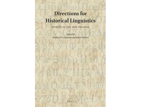 Livro DIRECTIONS FOR HISTORICAL LING de Winfred Philip Lehman (Inglês)