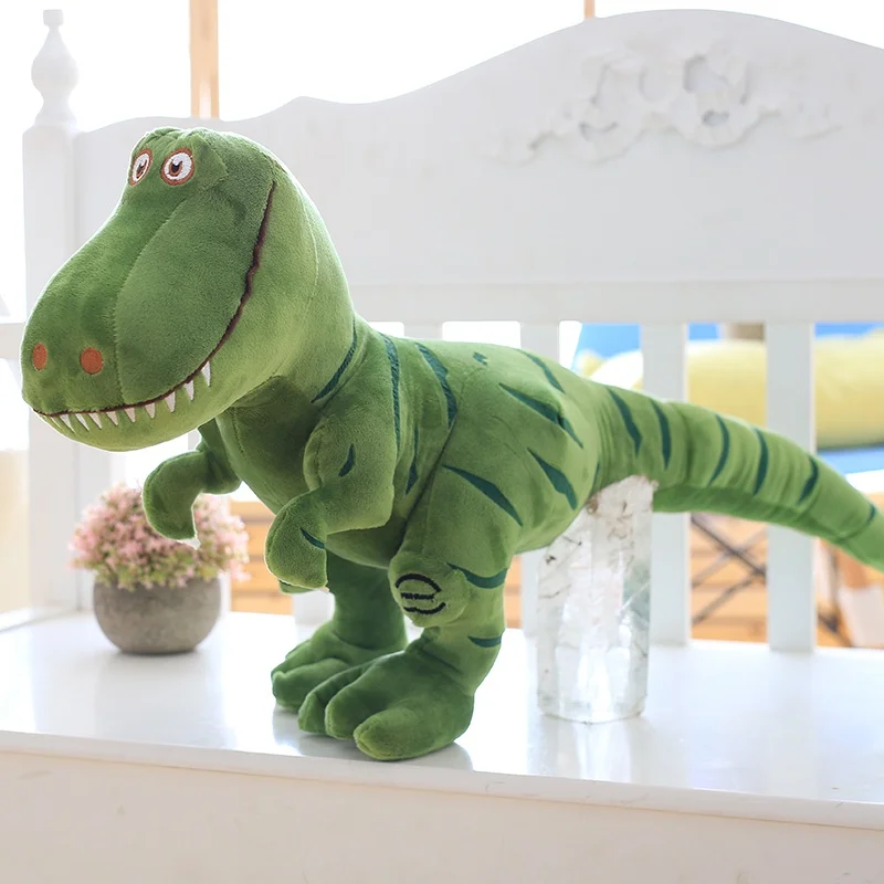 (verde 70cm) Brinquedo De Pelúcia De Dinossauro Tiranossauro Rex De Desenho Animado, Boneco De Pelúcia Fofo