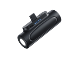 Carregador Portátil Sem Fio Pocket Capsule com Lanterna de Emergência e conector Apple STELASPLEN