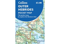 Livro Outer Hebrides Pocket Map de Collins (Inglês)