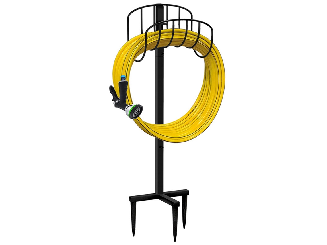 Suporte Para Mangueira De Jardim Tubo Metálico Destacável