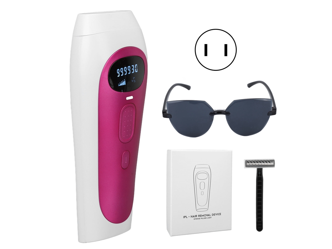 Máquina De Remoção De Cabelo Ipl Com 5 Marchas E 2 Modos, Plug Americano Other