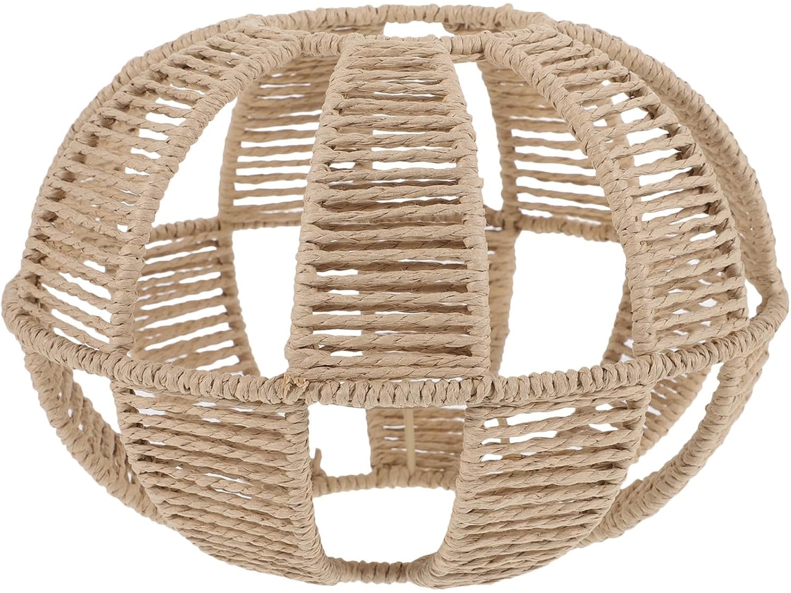 Decoração Rústica Retrô Para Interiores, Feita Com Corda De Papel Trançado, Com Detalhes Como Olhos E Durabilidade.