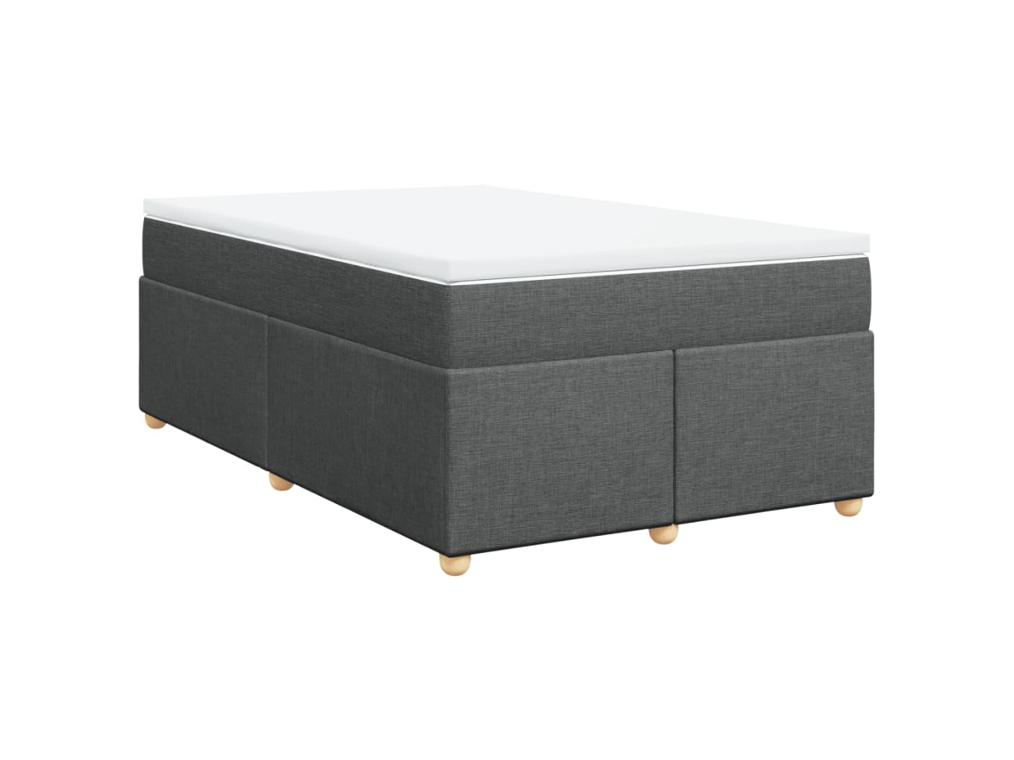 Box Spring Bed, Box Spring Beds Vidaxl Cinzeto Tecido (120 X 200 Cm)