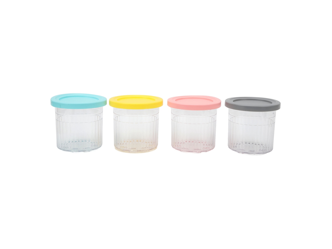 Potes Reutilizáveis de Sorvete 4pcs 600ml para Máquinas NC299AMZ NC300S | MARCA