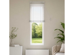 Vidaxl Cortina Veneziana Branco 60 X 160 Cm 35 Mm