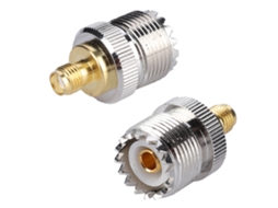 Adaptador Coaxial Sma Fêmea Para Uhf Fêmea Alto Rf Baixa Perda