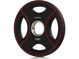 Disco de Musculação GYMSTICK Pro Pu Weight Plate (Preto - 5 Kg - 28x28x2.7cm - Ferro)