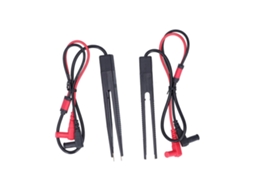 Conjunto De 2 Pinças De Teste Smd Para Multímetro, Para Teste De Capacitância E Indutância, Com Cabo De Teste Lcr. Aquaforge