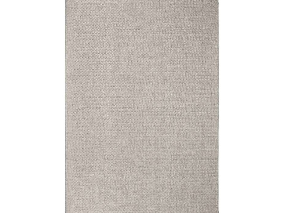 Tapete De Sala De Aspecto Juta Cinza 160x230