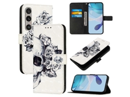 Capa De Celular De Couro Com Flip Horizontal E Pintura 3d