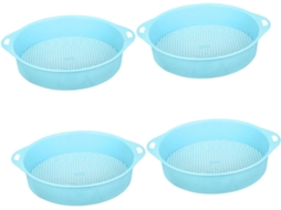 Peneira Manual De Solo De 4 Peças Para Jardinagem, Ferramenta De Filtragem De Solo E Remoção De Detritos.