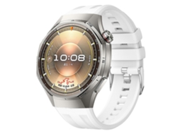Pulseira De Silicone De Cor Sólida Com Fivela De Aço Prateado Para Huawei Watch Gt 6 Pro