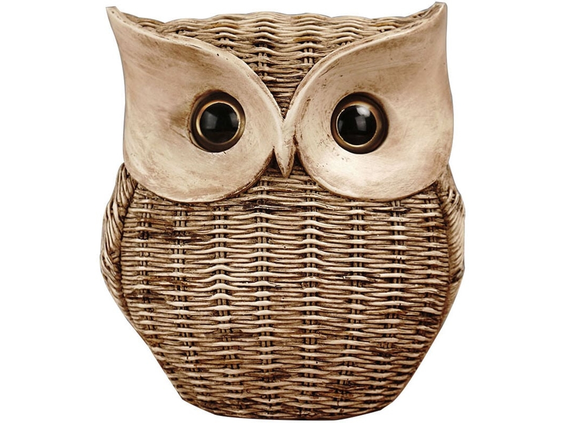 Estátua Decorativa de Coruja para Estantes e Prateleiras Ornamentação Animal para Casa NEVEANCE