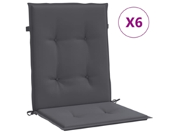 Lowback Chair Cushion, Lowback Chair Cushions Vidaxl Antracite Tecido (100 X 50 X 3 Cm)