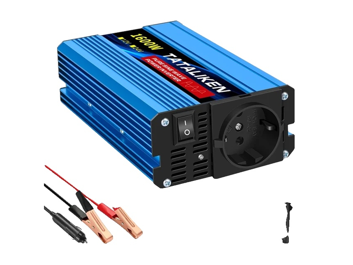Inversor De Onda Senoidal Pura, 4000w De Potência, Tela Lcd,1600w Eu,12v,220v 50hz Oem