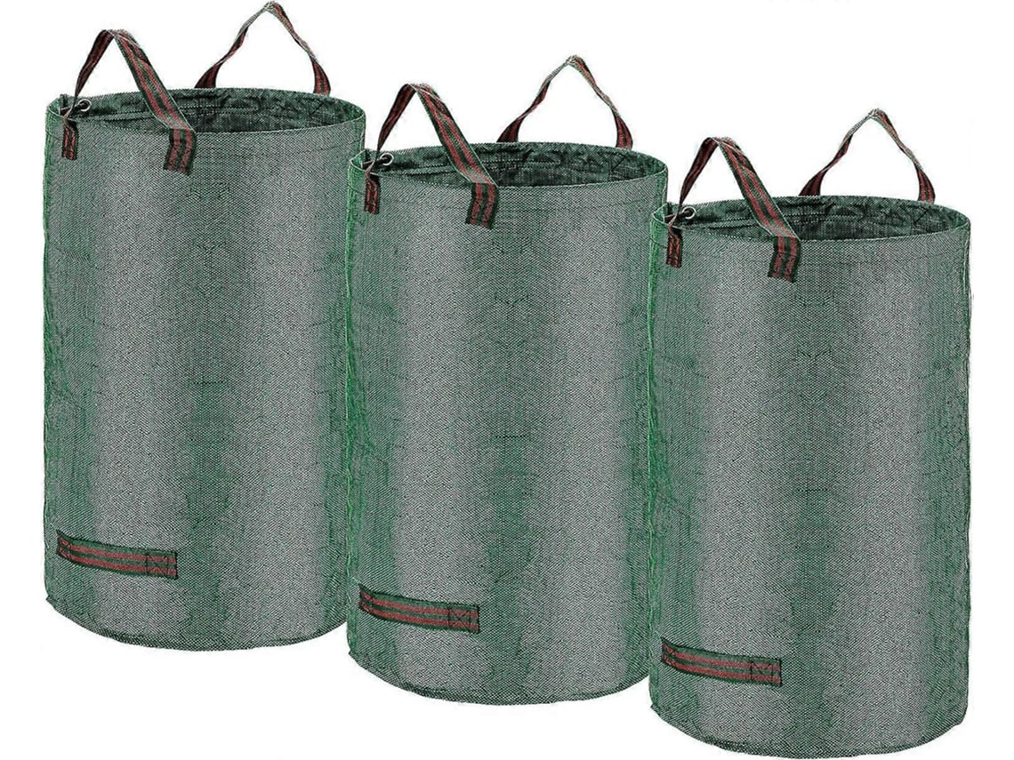 3 bolsas de jardim 500l XXL resistentes S/MARCA