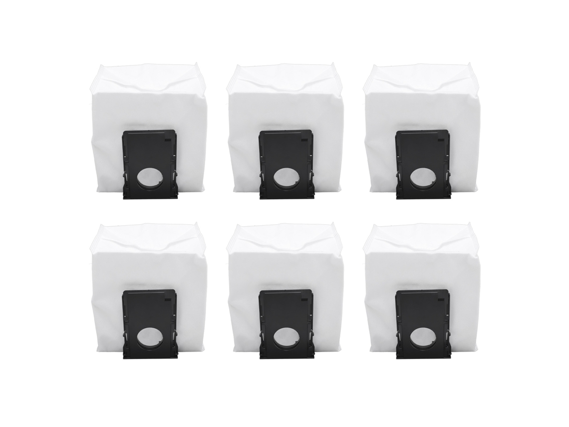 6pcs saco de pó para aspirador robótico w20 w20 pro j20 em têxto não tecido | S/MARCA