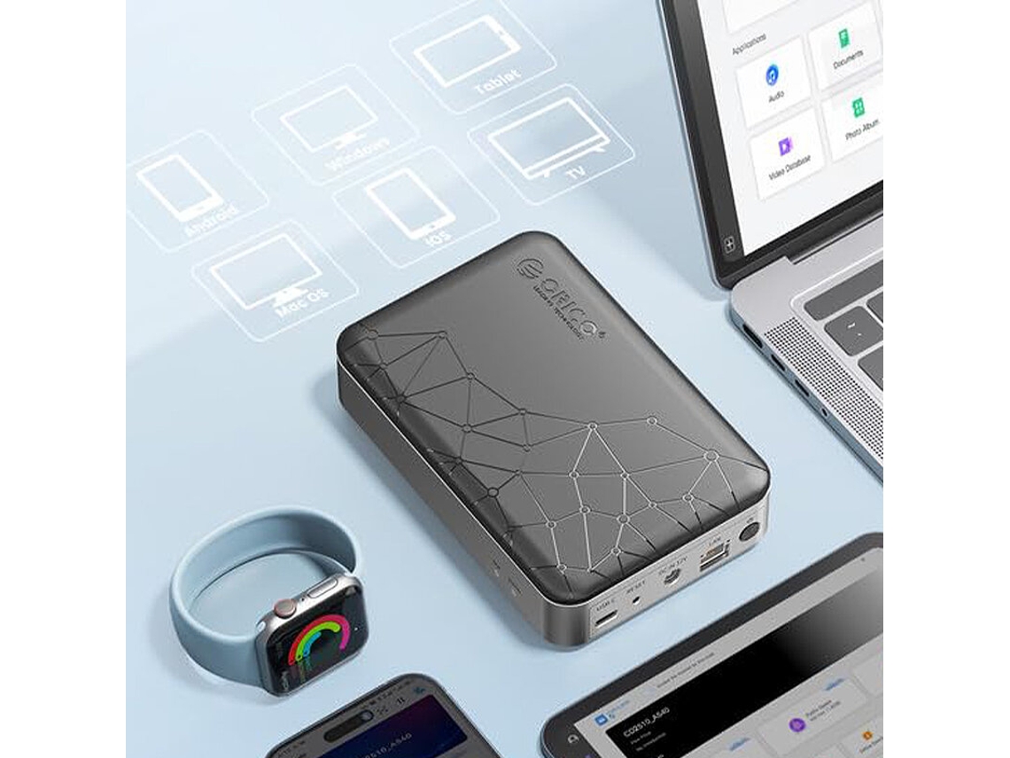 Orico CD2510 Gabinete para HDD/SSD SATA de 2,5" para NAS (Network Cloud Privada) com Tampa Magnética
