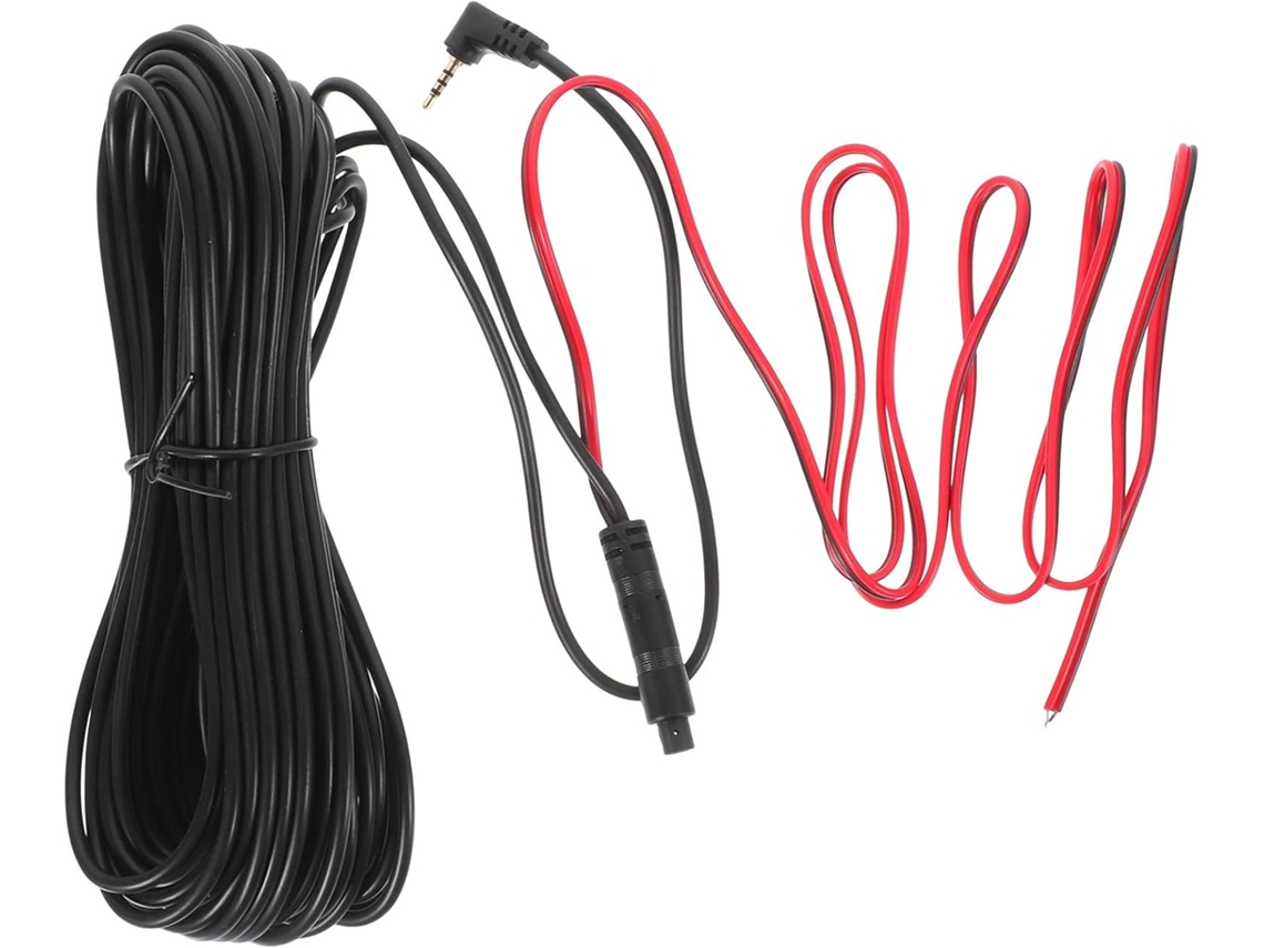 Cabo De Extensão De 15 M Para Câmera De Ré De 4 Pinos Com Conector De 2,5 Mm