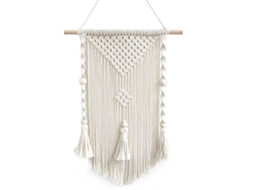 2026-arte De Parede Macramé Linjou Decoração Para Lar Quarto Estilo Boho (bege)