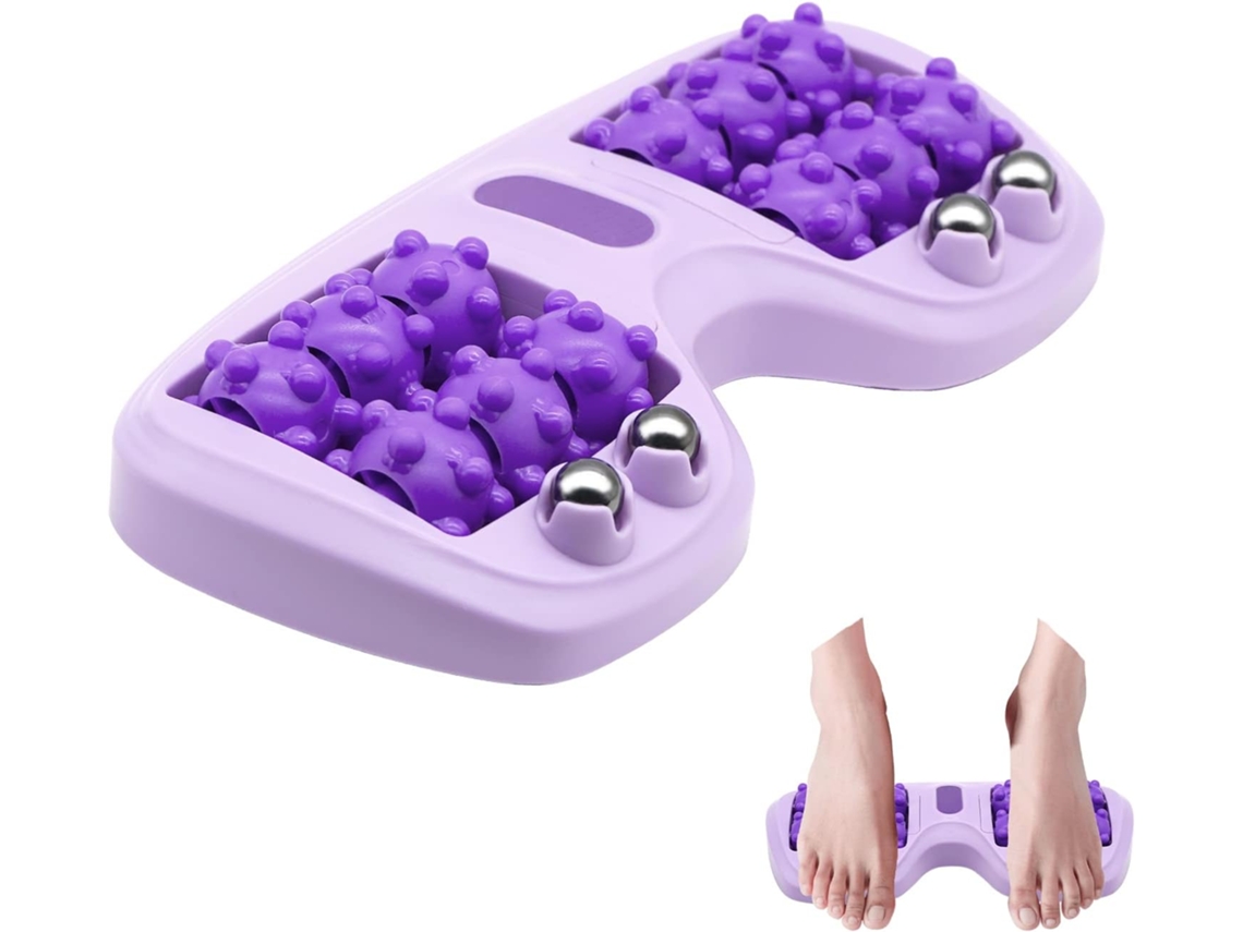 Lurelia Apoio Para Pés Com Massagem, Pp, Roxo, Casa E Escritório