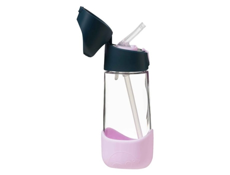 Garrafa De Água Para Crianças Com Tampa Roxo B.box